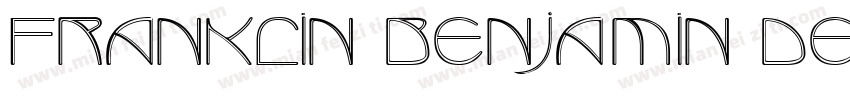 FRANKLIN BENJAMIN DE字体转换